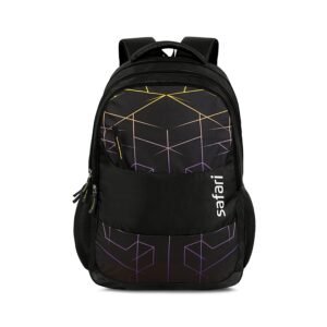 Safari Hitech Large Size 35 Ltrs Water Resistant Standard 4 Compartment Backpack – Black