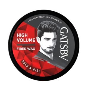 Gatsby Japan Styling Fiber Hair Wax – Bold & Rise 75gm | High Volume, Natural Finish, Strong Hold, Anytime Re-Stylable & Easy Wash Off | For High Quiff Hair Style | Spider Wax | Web Wax | Hair Styling Wax for Men