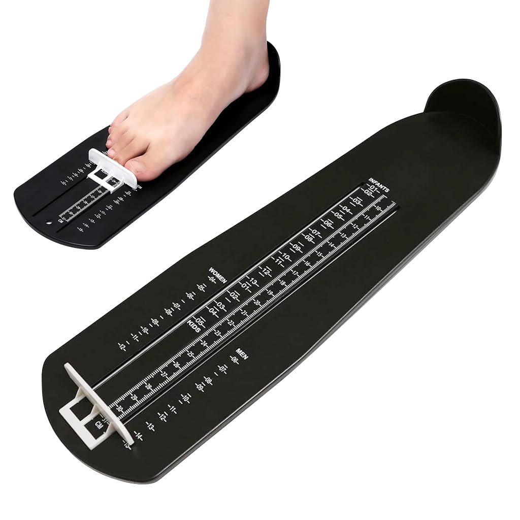 HASTHIP Foot Measurement Scale, Portable Shoe Size Tool, EU/US Standard