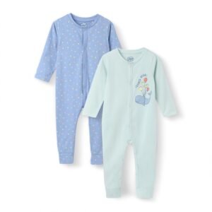 Nautinati Baby Boys 100% Cotton Printed Sleepsuit | Age 0-2 Years