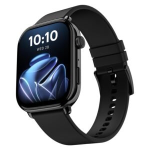 Noise Pulse 4 Max Smart Watch with AI Create (India’s 1st Ever with Unlimited Watch Faces), AI Search, 1.96″ AMOLED Display, Functional Crown, Premium Metallic Finish, Health Suite (Jet Black)