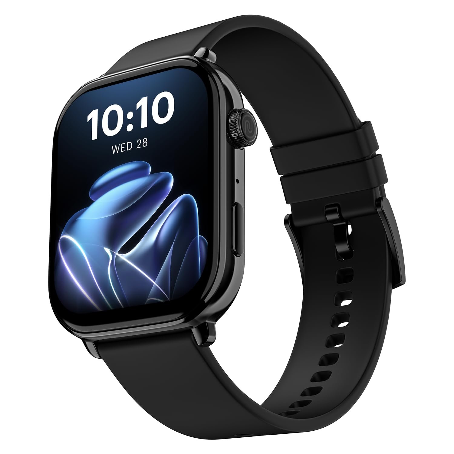 Noise Pulse 4 Max Smart Watch with AI Create (India’s 1st Ever with Unlimited Watch Faces), AI Search, 1.96″ AMOLED Display, Functional Crown, Premium Metallic Finish, Health Suite (Jet Black)