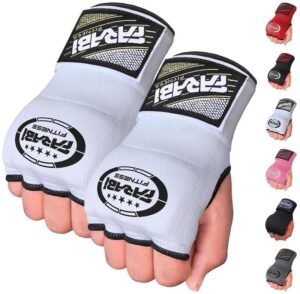 FARABI Kids Hybrid Boxing Inner Gloves Punching Boxing MMA Muay Thai Gym Workout Hand Wraps Gel Inner Gloves Fingerless Gloves Bandages Mitts Hand Protector.