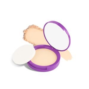 SUGAR POP Longwear Compact Powder | Vitamin E & Castor Oil | UV Protection | Oil Control & Longwear | 9 gm – 02 Beige