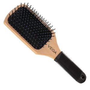 Vega Premium Collection Paddle Hair Brush (India’s No.1* Hair Brush Brand) for Men & Women| Wide Detangler Brush for Long, Thick & Curly Hair | Smooth & Shiny Finish | Hair Comb for Men | (E1-PB)
