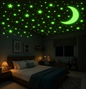 DreamKraft Glow Wall Self-Adhesive Sticker Starry Night Design