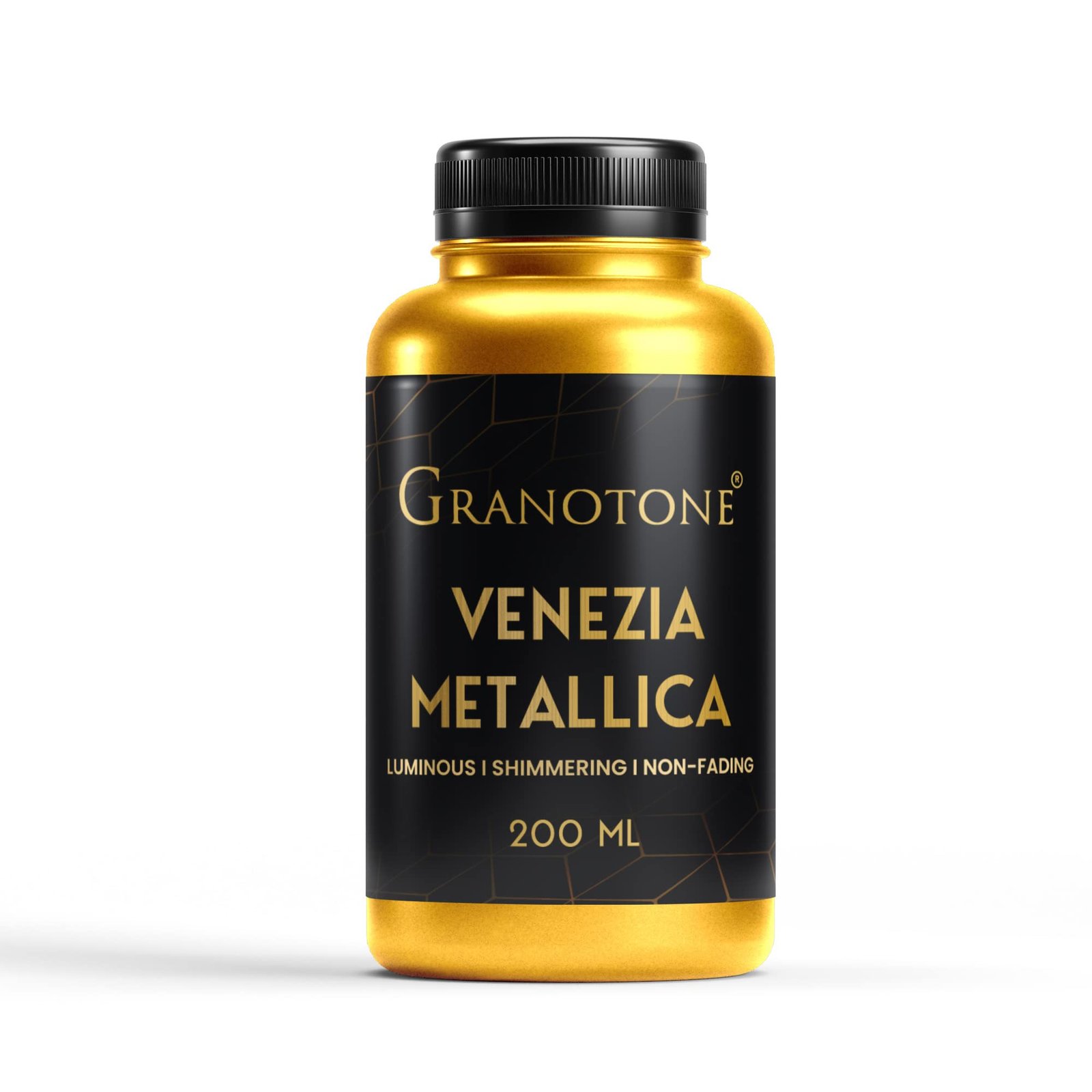 GRANOTONE Venezia Metallic Acrylic Paint Gold 200ml Extra Sheen