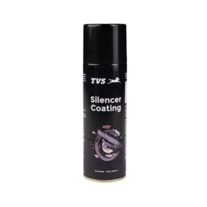 TVS Silencer Coating Spray | Rust & Corrosion Protection | Heat Resistant, Anti-Chip Formula | Matte Black Finish for Motorcycle Silencers (160g)