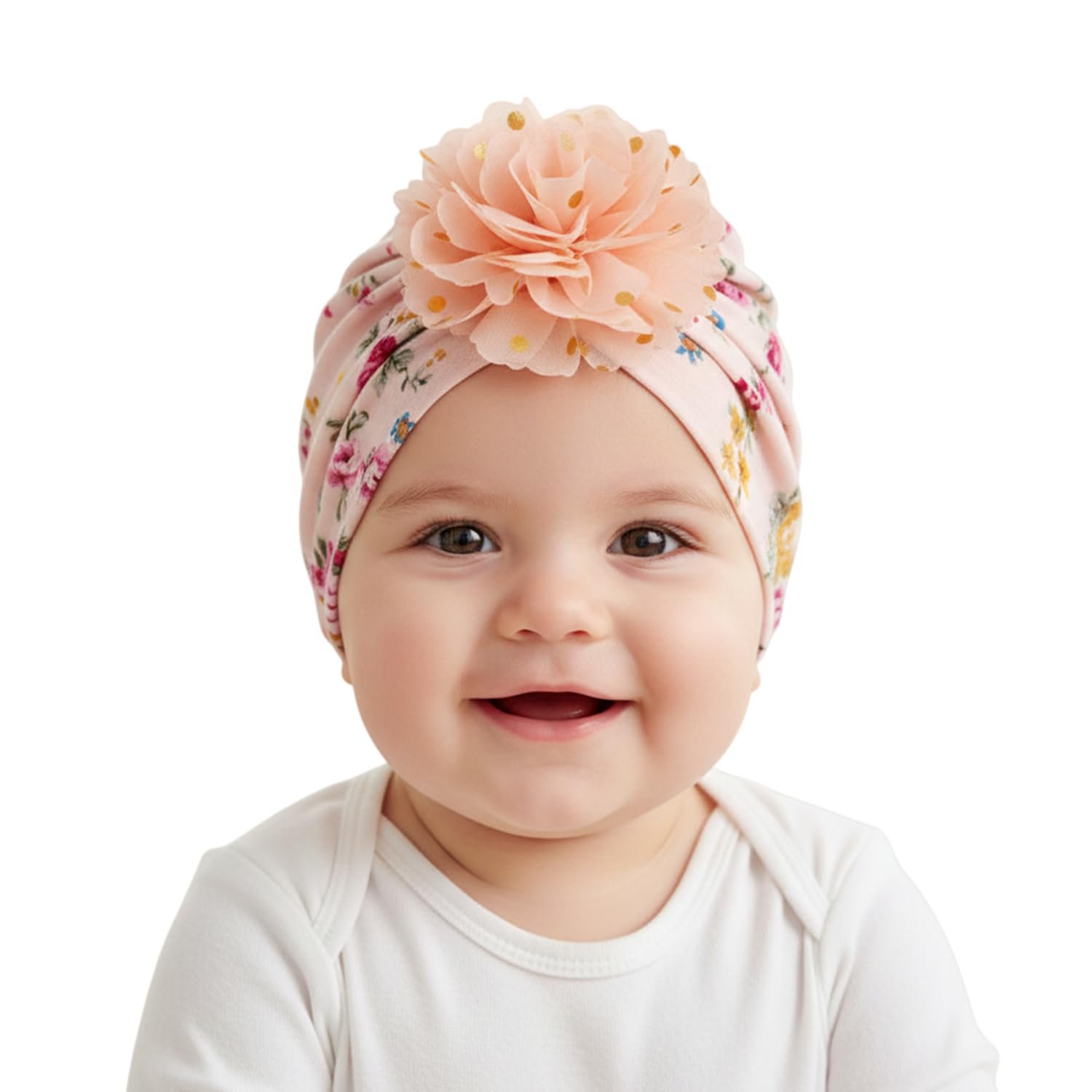 SYGA Kid’s Cotton Beanie Cap With Big Bow