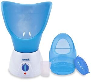 Newnik V108 Steam Inhaler & Vaporizer with Metal Container | 3-in-1 Facial Steamer for Cold, Cough, Sinus Relief & Skin Care | Pure Steam Technology, Auto Power-Off, Safe for Kids & Adults
