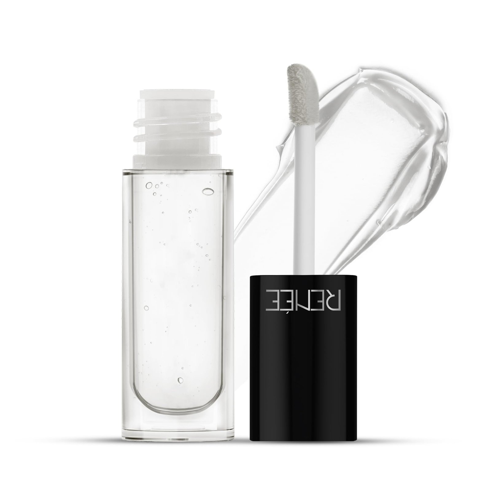 RENEE Hot Lips -Clear Lip Gloss | High-Glossy Shine | Enriched with Vitamin E | Lightweight | Non Sticky | Hydrating Formula | 4.5ml