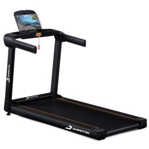Durafit91™ Ace 4.5 HP Peak BLDC Motorized Treadmill |16 Km/Hr Max Speed | 120 Kg User Weight | Manual Foldable | Bluetooth Speaker | Wynd app | Home use