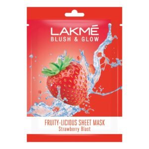 Lakme Blush & Glow Strawberry Sheet Mask|| 25 ml