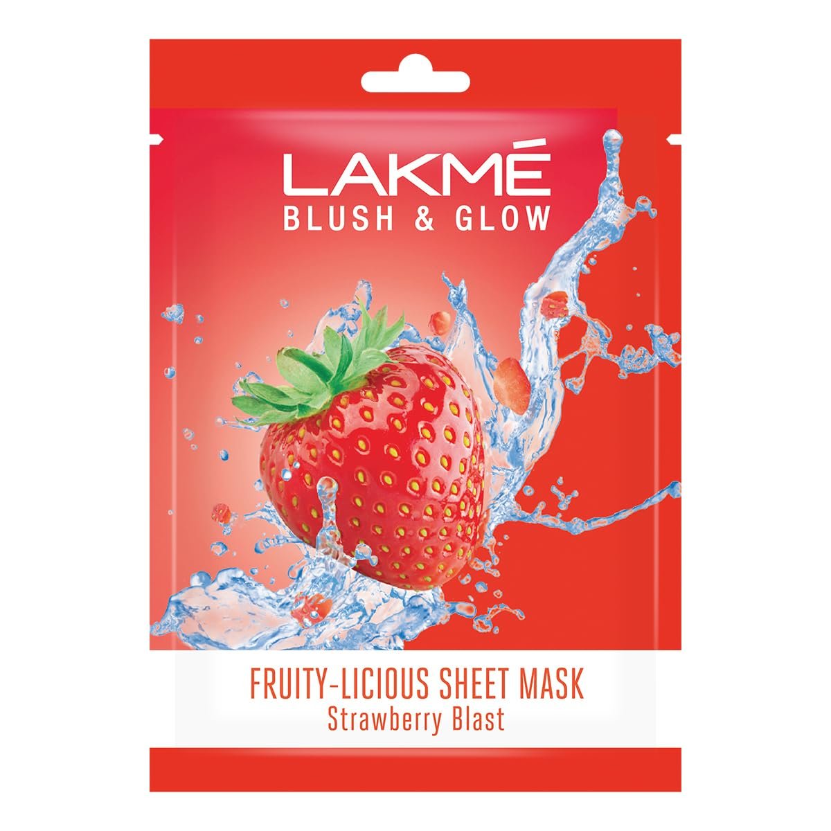 Lakme Blush & Glow Strawberry Sheet Mask|| 25 ml