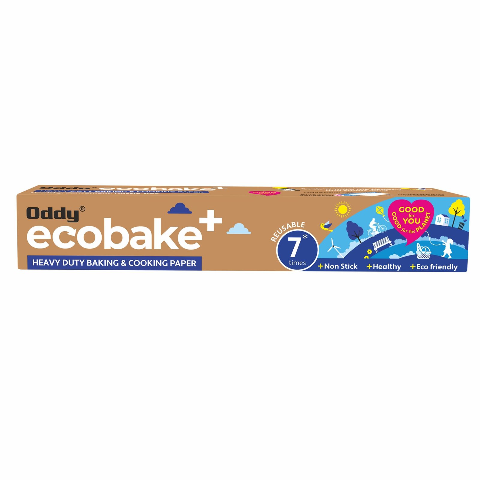 Oddy Uniwraps Ecobake Baking and Cooking Paper- White (10 inch X 20m )