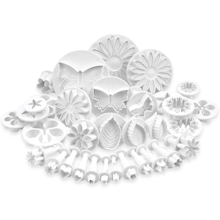 SYGA Flower Fondant Cake Sugarcraft Decorating Kit Combos (Cookie Cutter) Set of 33