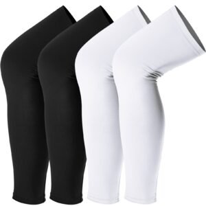 Leg Sleeves Compression Long Knee Sleeve UV Protect for Men Women Sport Basketball Football
