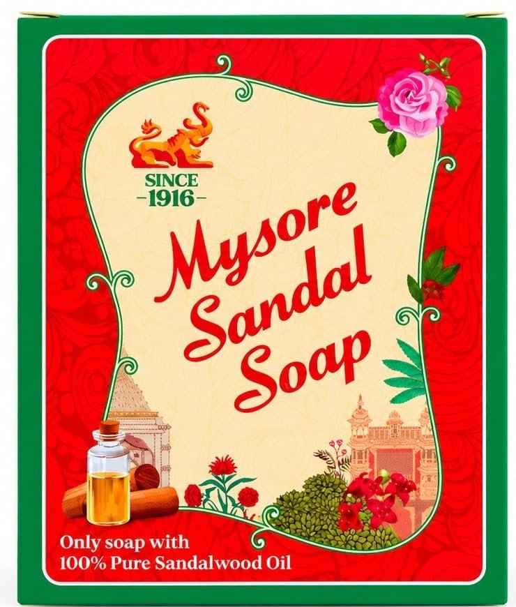 Mysore Sandal Bathing Soap, 150g