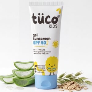 Tuco Kids Gel Sunscreen SPF 50 for Kids, Aloe Vera, PA++++, 50g