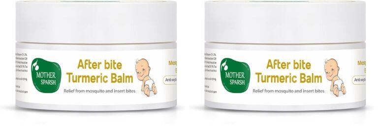 Mother Sparsh After Bite Turmeric Balm for Babies | for Rashes and Mosquito Bites |100% Ayurvedic- 25gm (Pack of 2)