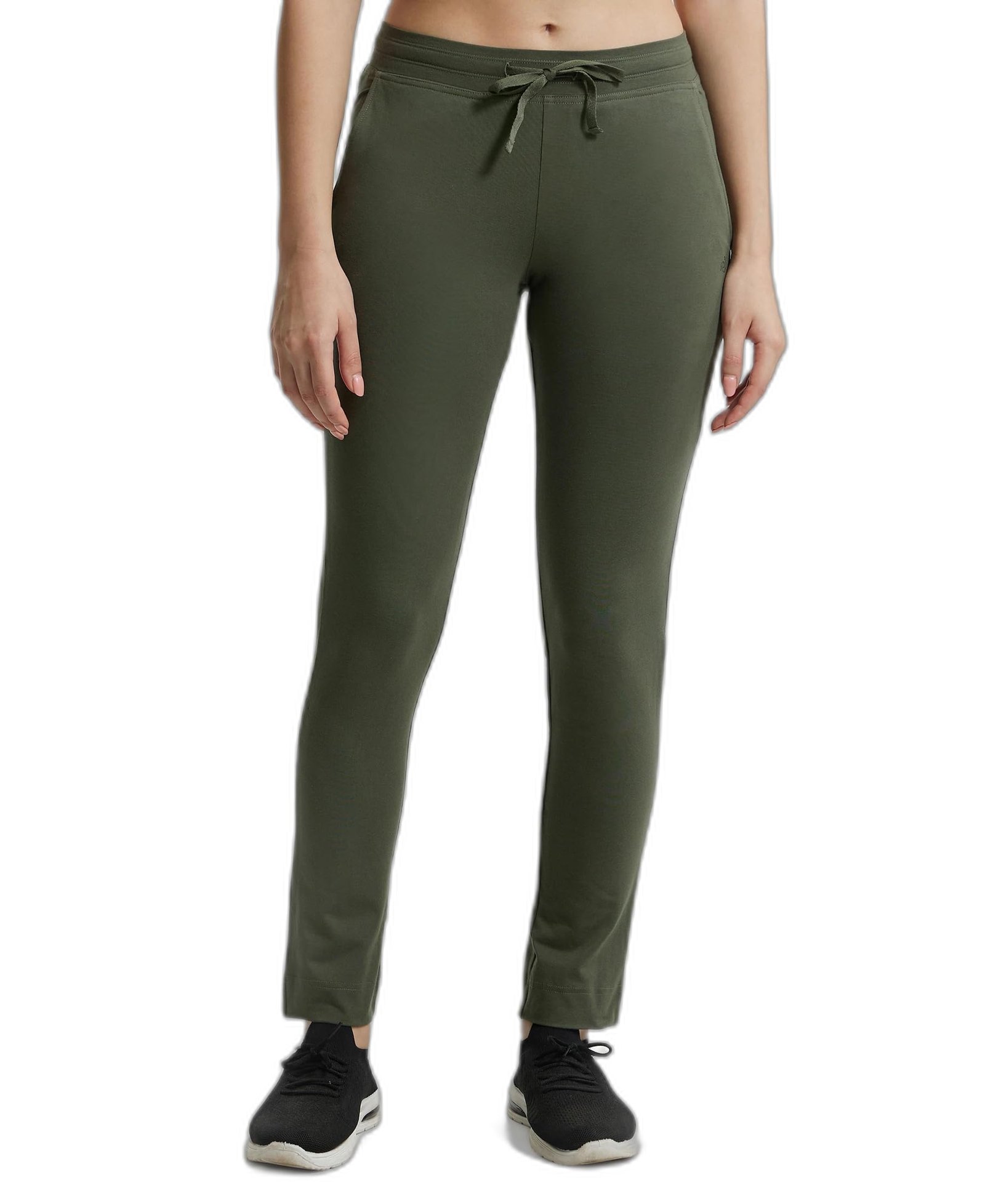Jockey 1301 Women Super Combed Cotton Elastane Trackpants (Prints May Vary)