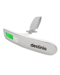 Destinio Digital Weight Machine for Luggage – 50kg Capacity, Portable Hanging Weighing Scale for Bags, Baggage, Travel, Shop, Home & Gas Cylinder – Suitcase Weighing Scale, Luggage Scale for Flights