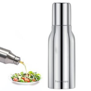 Frenchware Stainless Steel Oil Dispenser Pot with Lid, 1 L Capacity
