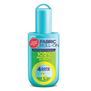 Good knight 100% Natural Mosquito Repellent Fabric Roll-On | Paediatrician Certified | 8-Hour Protect | Bubblegum – 8 ml