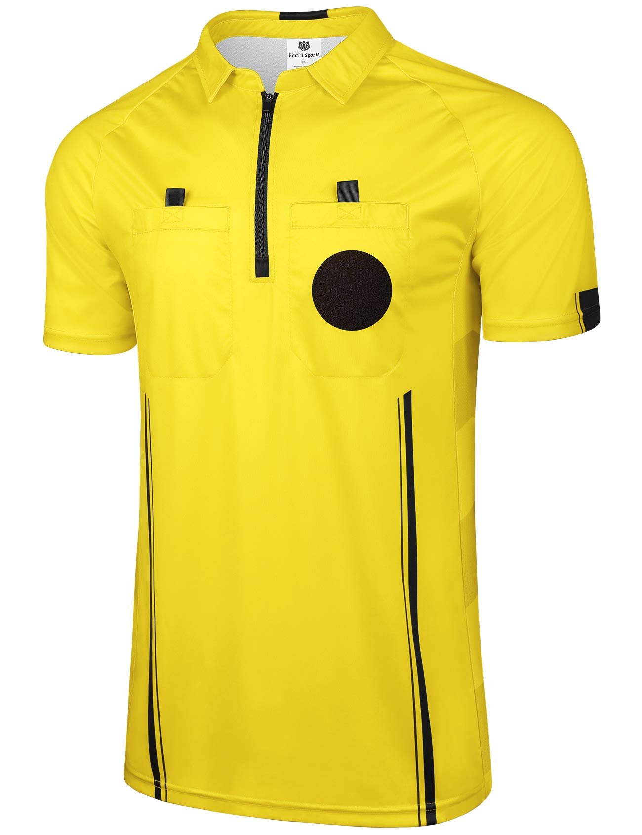 FitsT4 Pro Soccer Referee Jersey Short Sleeve Ref Shirts