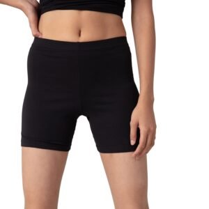 Nykd (NYP083) Cotton Stretchable Cycling Shorts for Women – | High Waist Shorties with Full Coverage & Concealed Waistband | Ideal for Casual wear & Sports