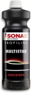 SONAX PROFILINE MultiStar Power Cleaner 1Ltr | All-Purpose Vehicle Cleaner | Interior & Exterior Use | Removes Heavy Dirt, Oil, Grease & Stains | Safe on Plastic, Fabric & Surface | Art.No.06273410