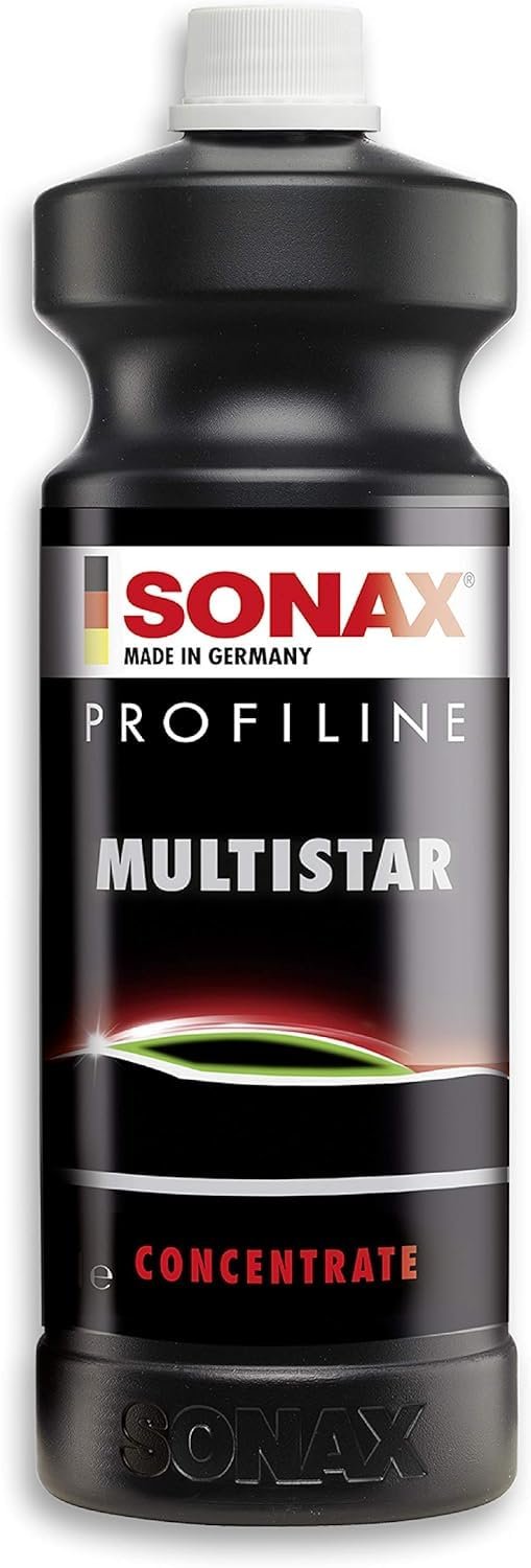 SONAX PROFILINE MultiStar Power Cleaner 1Ltr | All-Purpose Vehicle Cleaner | Interior & Exterior Use | Removes Heavy Dirt, Oil, Grease & Stains | Safe on Plastic, Fabric & Surface | Art.No.06273410