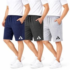 KART BLACK Plus Sizes Men’s Cotton Knee Length Shorts(M,L,XL,XXL,3XL,4XL,5XL Shorts) | Casual and Night Wear Mens Shorts