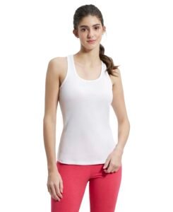 Jockey 1467 Women Super Combed Cotton Solid Racerback Styled Tank Top