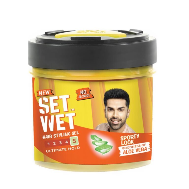 Set Wet Styling Hair Gel for Men – Sport Extreme, 250gm | Extreme Hold, High Shine |For Short to Medium Hair| No Alcohol, No Sulphate