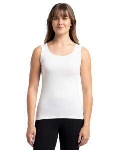 Jockey A113 Women Super Combed Cotton Rib Fabric Slim Fit Solid Tank Top