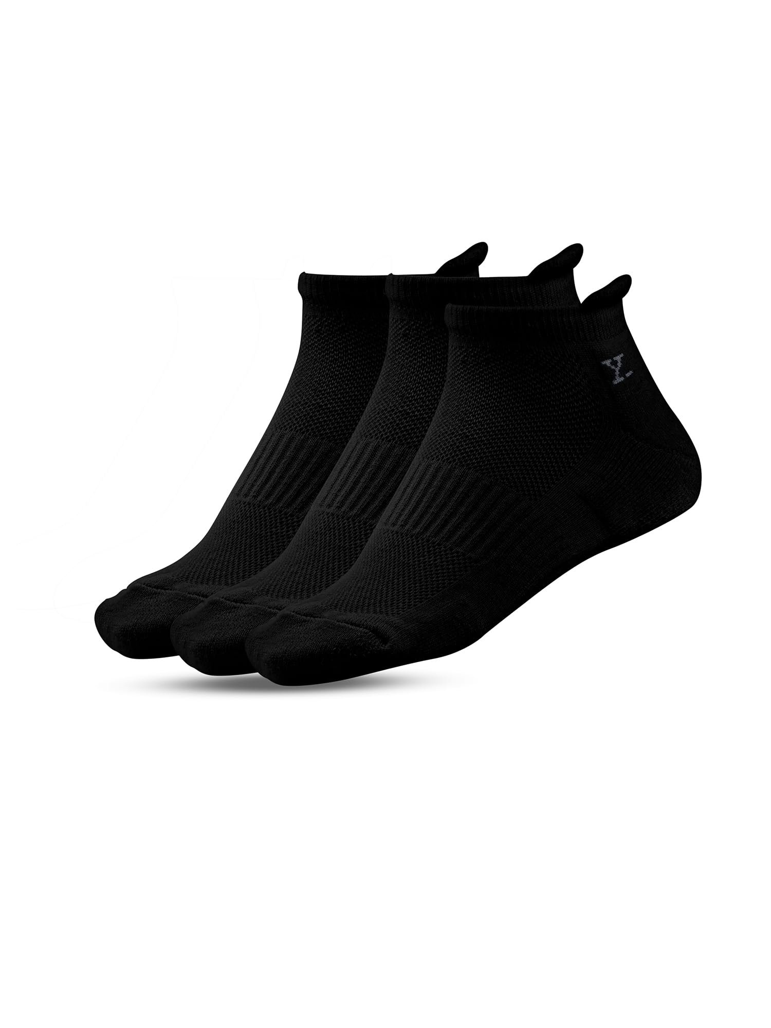 XYXX Mens Intellieaze Everyday Ankle-Length Socks