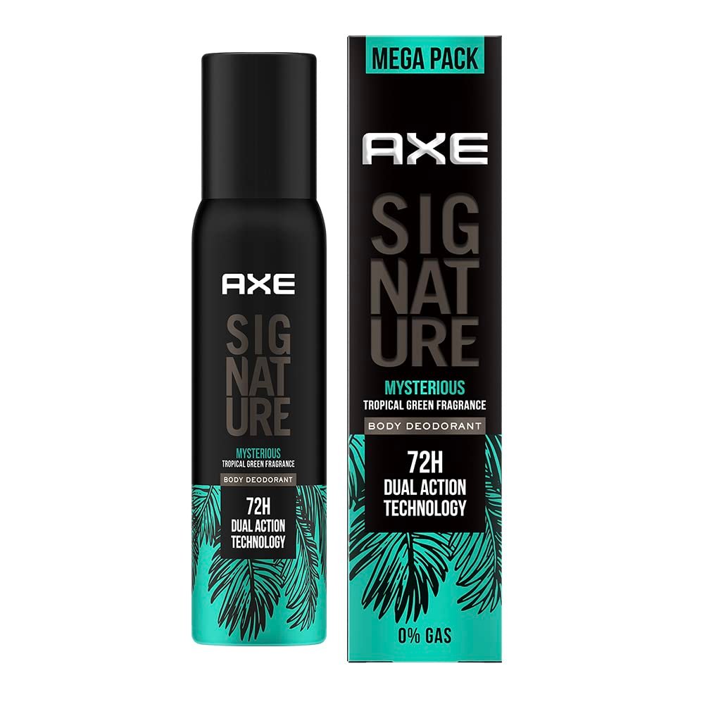 AXE Signature Mysterious Deodorant Long Lasting No Gas Body Perfume For Men 200 Ml
