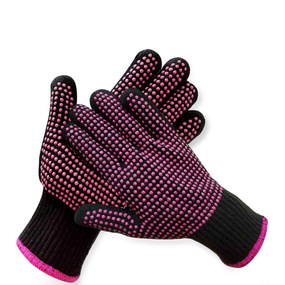 Professional Heat Resistant Glove for Hair Styling Heat Blocking Gloves for Curling, Flat Iron and Hair Styling Tools