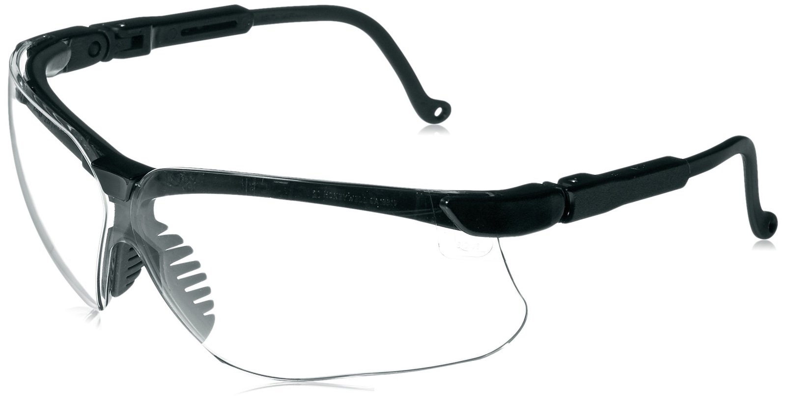 Howard Leight by Honeywell R-03570 Genesis Black Frame with Clear Lens Shooting Glasses