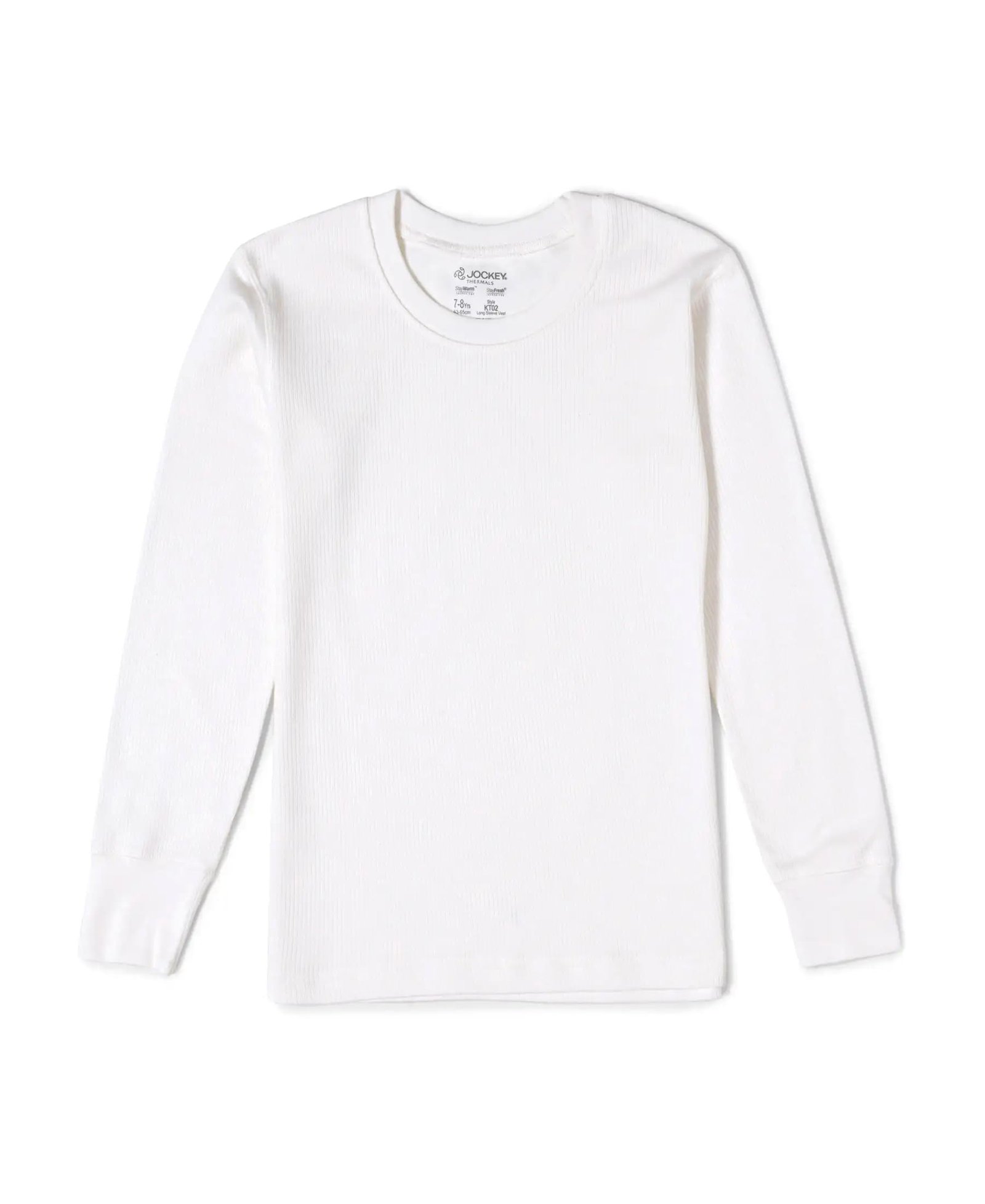 Jockey Kid’s Super Combed Cotton Rich Full Sleeve Thermal Undershirt with StayWarm Treatment
