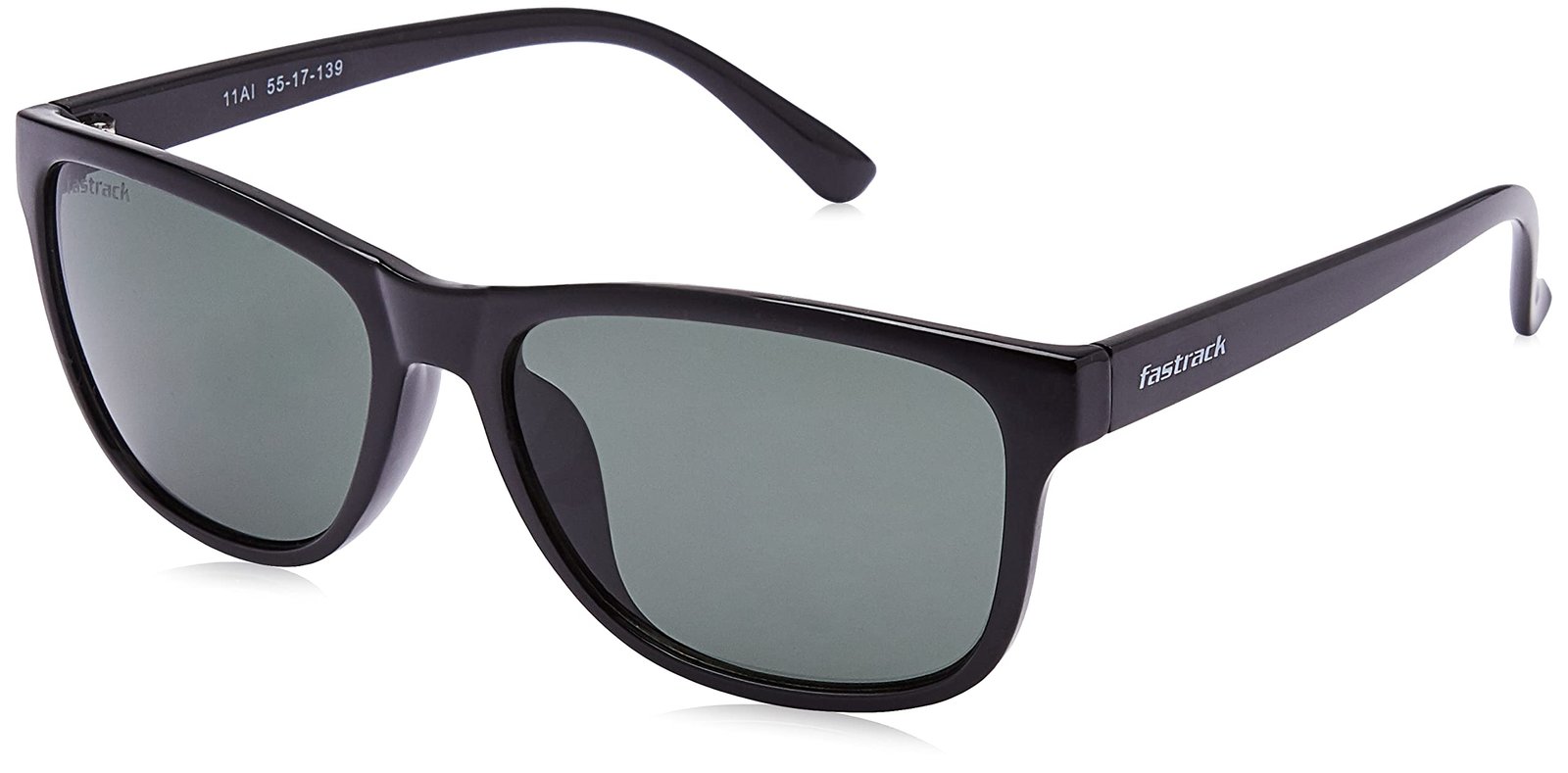 Fastrack Black Wayfarer *380-390 UV protected Sunglasses for Men