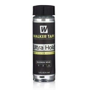 WALKER TAPE Walker Ultra Hold Acrylic Adhesive 1.4oz W/brush Applicator hair bonding glue