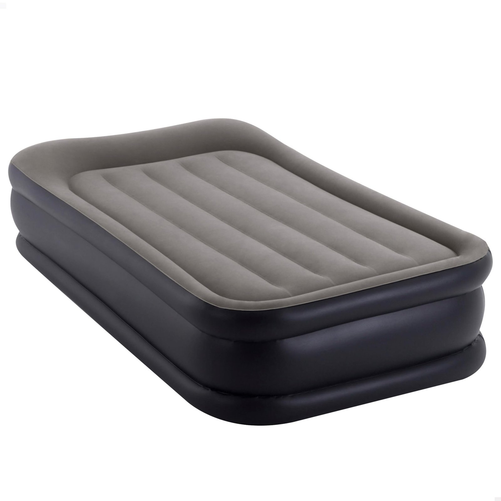 Intex Twin Deluxe Air Mattress with Fibre Tech RP – Inflated Size: 99 x 191 x 42 cm (64132), Black