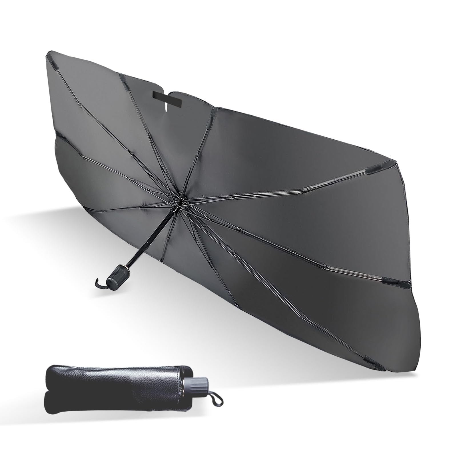 COSTAR Car Sun Shade Protector, Foldable Windshield Insulation Sun Shade for UV Protection Reflective Sunblocker Car Accessories for Pickup, Trucks, Large SUVs, and More (Large Size)