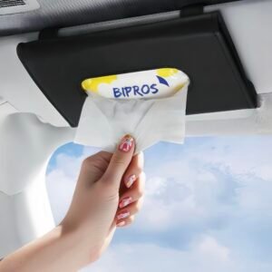 Car Tissue Holder, Car Napkin Holder with Lotion Tissues,Auto Accessories