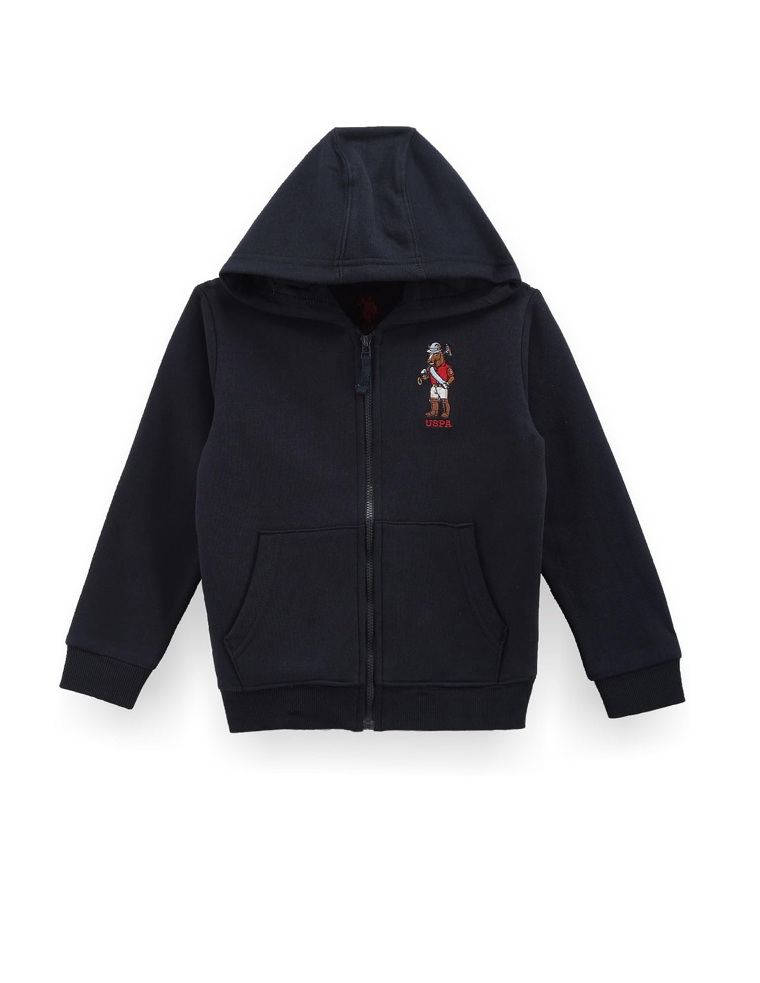 U.S. Polo Assn. Kids Regular fit Cotton Hooded Sweatshirts
