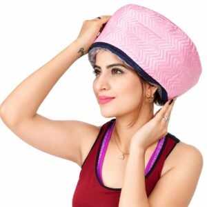 QERINKLE Hair Care Thermal Head Spa Cap Treatment with Beauty Steamer Nourishing Heating Cap, Spa Cap For Hair, Spa Cap Steamer For Women