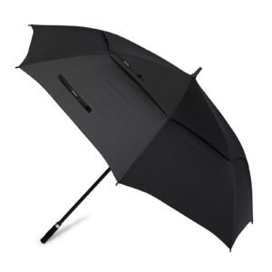 G4Free 72 Inch Huge Large Oversize Golf Umbrella Automatic Open Double Canopy Vented Windproof Stick Umbrellas, 6 Ft Heavy Duty Outdoor Doorman Umbrella Family Umbrella