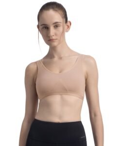 Jockey 1376 Active Bra | Wirefree | Non Padded | Full Coverage Slip-On with Wider Straps | Super Combed Cotton Elastane Fabric